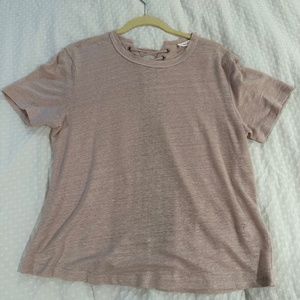 ALC pale pink t-shirt with tie back